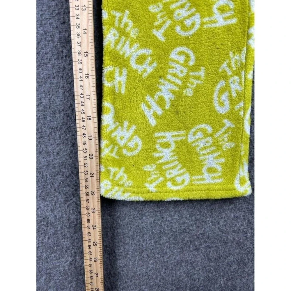 The Grinch‎ Yellow Fleece Casual Pants Kids Medium (8)